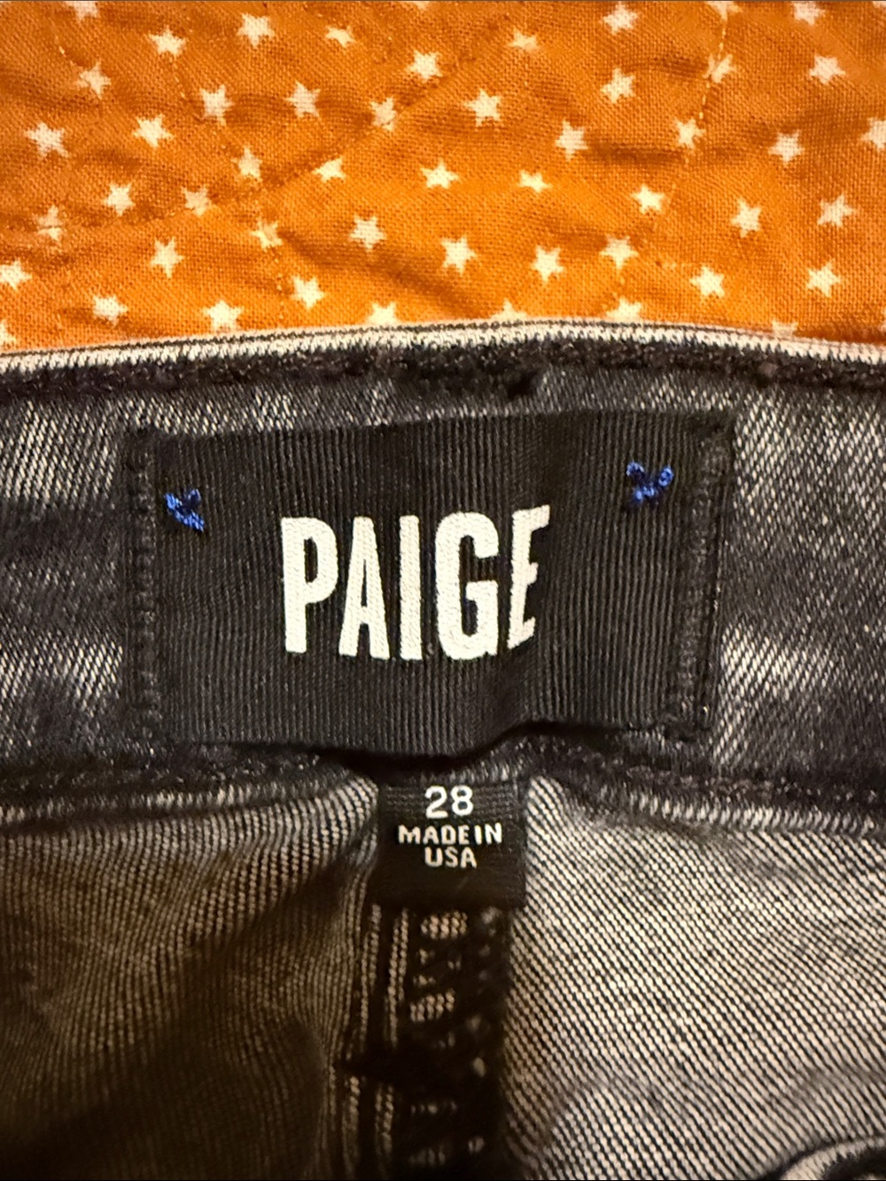 PAIGE Washed Black High-Rise Skinny Jeans with Frayed Hem - Picture 2 of 7